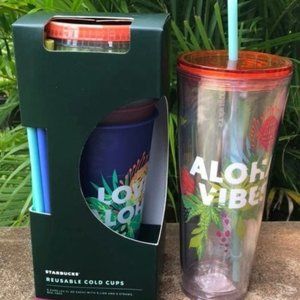 SOLD / Limited Edition Aloha Vibes Starbucks Cups